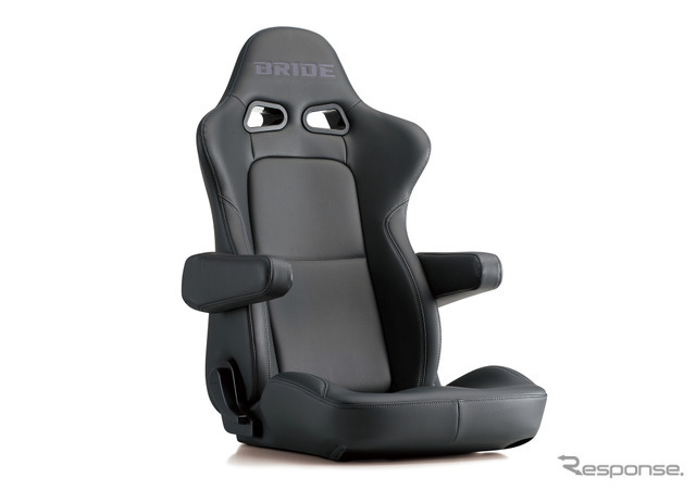 EUROSTERⅡ CRUZ・タフレザーブラック(E54TSR)+別売 有段式アームレスト（P63ARR／P64ARR）