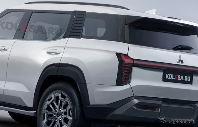 三菱 パジェロスポーツ 次期型の予想CG
