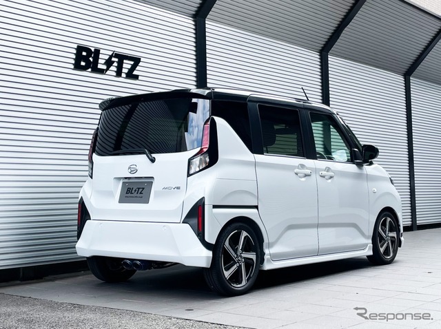 ブリッツ ニュルスペック・カスタムエディション フォージドカーボンテールセット(FC) ダイハツ・ムーヴ(LA850S)装着例