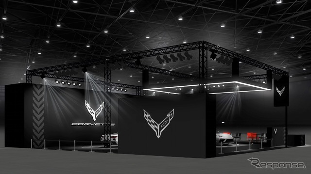 東京オートサロン2026:シボレー・コルベット・ブース(イメージ)