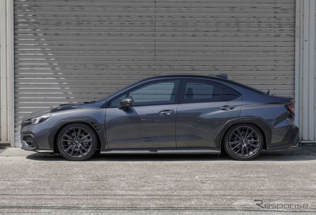 ラルグス SpecS WRX S4装着例(全下げ時:フロント 54mmダウン / リア 66mmダウン)