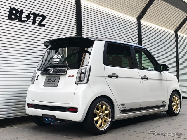 ブリッツ ニュルスペック・カスタムエディション チタンカラーテールセット(VSR) ホンダ・N-ONE RS(JG3)装着例