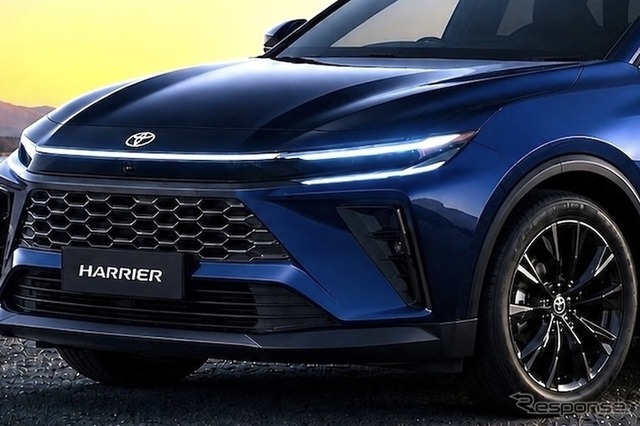 トヨタ ハリアー 次期型の予想CG
