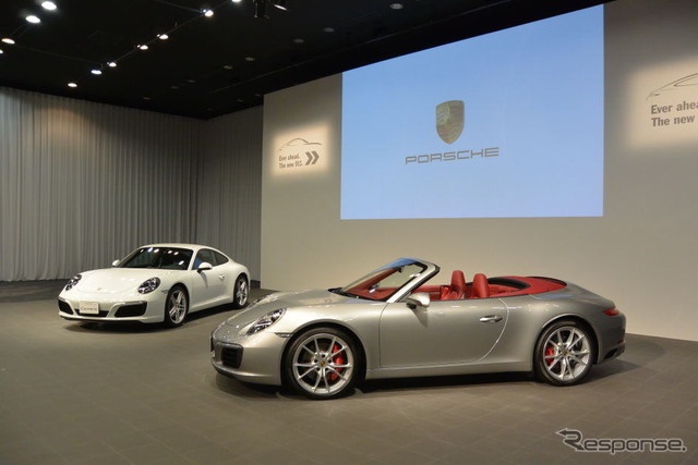 ポルシェ 911カレラ 改良新型 発表会