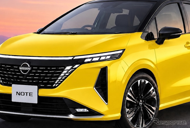 日産 ノート 次期型の予想CG