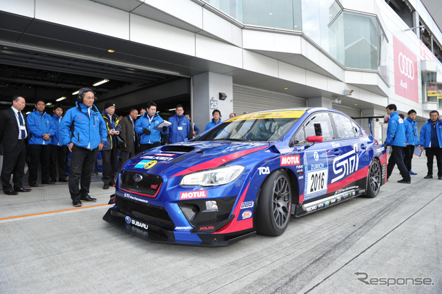 2016ニュルブルクリンク24時間に向けたスバル『WRX STI』のシェイクダウンテスト