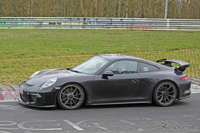 ポルシェ911 GT3 改良新型 スクープ写真