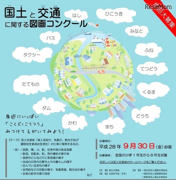 国土と交通に関する図画コンクール