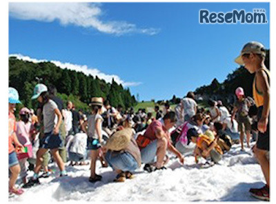 「真夏の雪まつり」開催時のようす