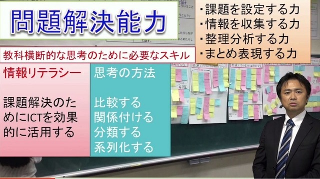 次期学習指導要領で目指す学力と情報リテラシー（後編）　画像は動画の一部