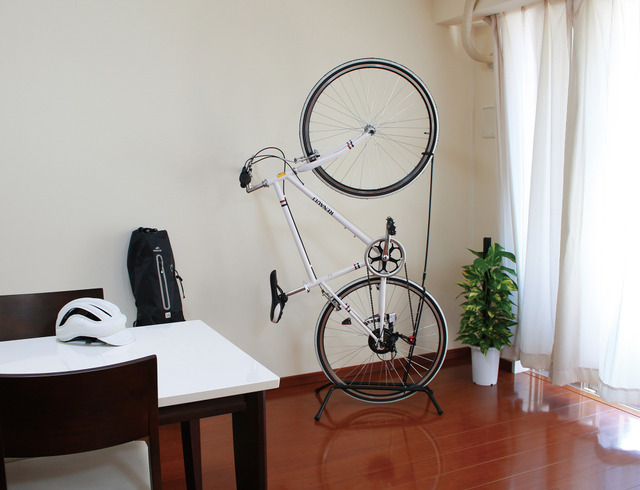 縦＆横置き収納できる「自立式自転車専用スタンド」発売