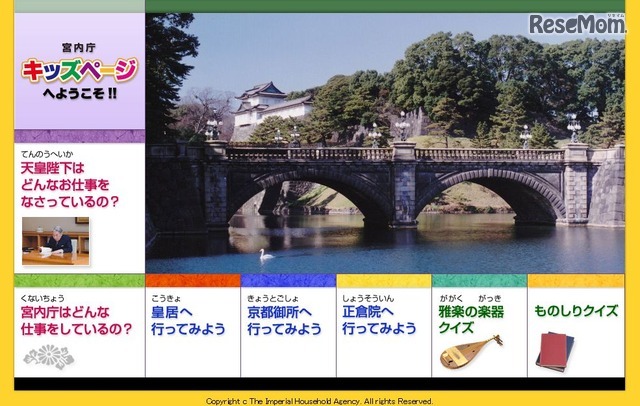 宮内庁キッズページ
