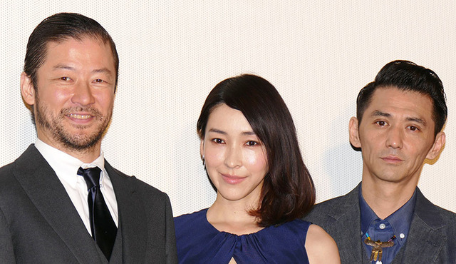 浅野忠信、麻生久美子、村上淳／『グラスホッパー』初日舞台挨拶