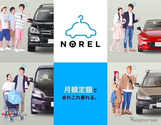 月額定額クルマ乗り換え放題サービス NOREL（ノレル）