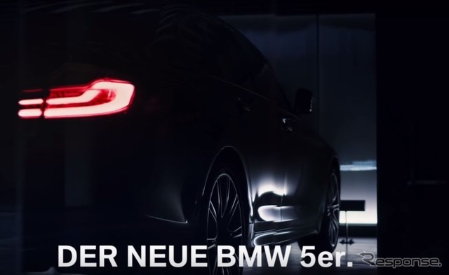 BMW 5シリーズセダン 次期型の予告イメージ