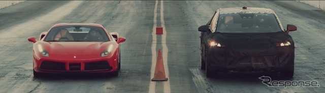 ファラデー・フューチャーの新型EVとフェラーリ488GTBが0-96km/h加速を競う