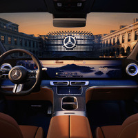 メルセデスベンツ『GLC』新型、インテリア先行公開…史上最大39.1インチディスプレイ採用 画像