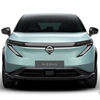 日産『アリア』改良新型を世界初公開へ、Vモーショングリルのない新デザインに…ジャパンモビリティショー2025 画像