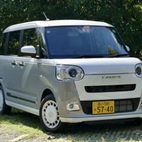 【ダイハツ ムーヴキャンバス 新型試乗】「ワゴンRスマイル」と双璧をなす“癒し軽”…島崎七生人 画像
