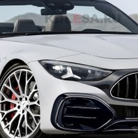 メルセデスAMG『SL』新型、より攻撃的に！…最終デザインをプレビュー 画像