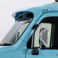 ダムド、ホンダ『N-VAN』用「トラックミラー」と「ルーフバイザー」を発表…純正超えの視野角とレトロデザインを両立 画像