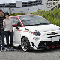 白×赤×黒で魅せる！ 走りも楽しめる大人のアバルト595…CARTUNE ALL USERS MEET神戸 画像