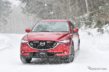 【マツダ CX-5 雪上試乗】過酷なステージで、非凡な実力の一端を見せつけた…片岡英明 画像