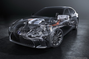 【ジュネーブモーターショー2017】レクサス LS500h 新型、マルチステージハイブリッド搭載して登場予定 画像