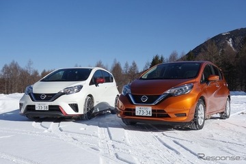 【日産 ノートe-POWER 試乗】雪上、氷上、ターマックで試して再発見したもの…中村孝仁 画像