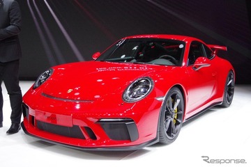 【ジュネーブモーターショー2017】ポルシェ 911GT3 改良新型…自然吸気で500馬力 画像