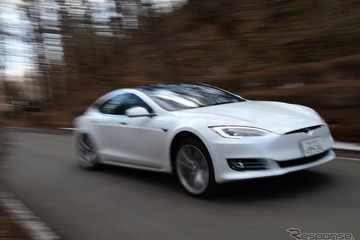 【テスラ モデルS P100D 試乗】100km/hまで2.7秒、その威力を後頭部で感じる…桂伸一 画像