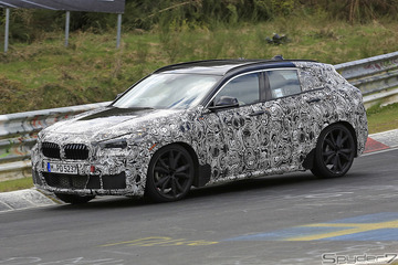 21インチホイール装着！BMW X2市販型、ニュルで「X1」との差を見せつけた！ 画像