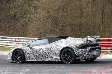 ニュル最速オープンへ！ランボルギーニ「ウラカン ペルフォマンテ スパイダー」、仕上げの高速テストを開始！ 画像