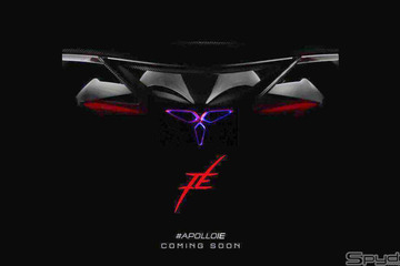 復活のアポロ、今度は最高速度400km/hのハイパーカー「IE」を予告！ 画像