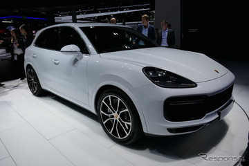 【フランクフルトモーターショー2017】ポルシェ カイエン 新型、最強の ターボ を公開…550ps 画像