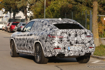 BMW X4、2代目にして初の「M」…3リットル直6搭載で470馬力か 画像