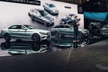 メルセデスベンツ Cクラス 改良新型、48VマイルドHV採用…ジュネーブモーターショー2018 画像