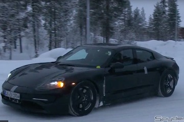 ポルシェの未来を背負う初のEV、ミッションEが雪上で加速【動画】 画像