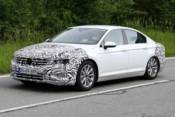 VW パサート に狭角V6「VR6」復活か? 改良モデルをスクープ 画像