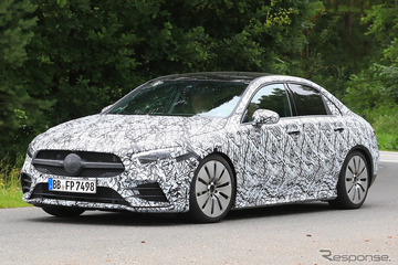 メルセデスAMG最廉価モデルとなるか、「A35セダン」をスクープ…日本導入も？ 画像