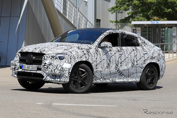 メルセデス GLEクーペ 次期型、よりグラマラスに進化…EQブースト搭載へ 画像