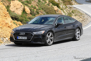 アウディ S7スポーツバック 新型、搭載エンジンはV6かV8か…最終仕様が露出 画像
