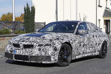 これがBMW M3 新型だ！市販プロトタイプをついに目撃…発売は2020年か 画像