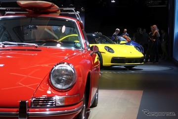 最新のポルシェ 911、ボディは刷新されているのか?…ロサンゼルスモーターショー2018 画像