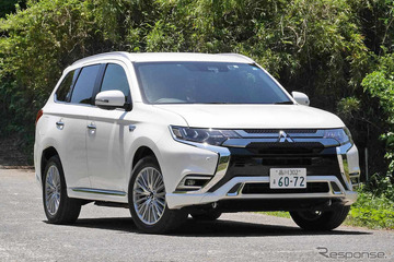 【三菱 アウトランダーPHEV 新型試乗】現行アウトランダーの完成系がこれ!…中村孝仁 画像