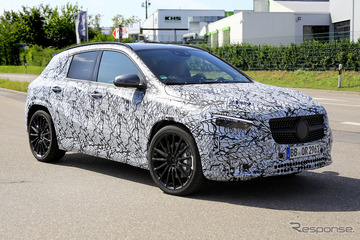 世界最強の4気筒も…メルセデスAMG GLA「35」&「45」開発車両を徹底比較! 画像