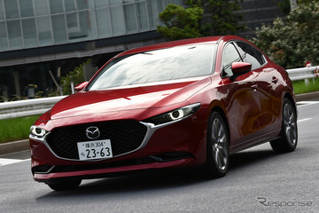 【マツダ3 新型試乗】同クラスでも世界屈指のスタイリッシュなセダン、だが…岡本幸一郎 画像
