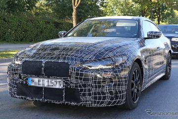 「コンセプト4」の巨大グリルはどうなる？ 新型BMW 4シリーズ グランクーペ を目撃 画像