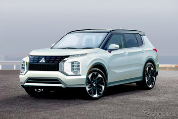 三菱 アウトランダー 次期型はこうなる！ボディ拡大、日産 エクストレイル と兄弟車に 画像