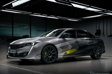 プジョー 508 新型、「プジョースポール」は400馬力PHV…新たなプロトタイプの画像 画像